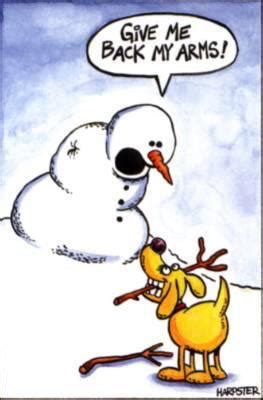 JOKES & LAUGHS: WINTER CARTOONS - 1