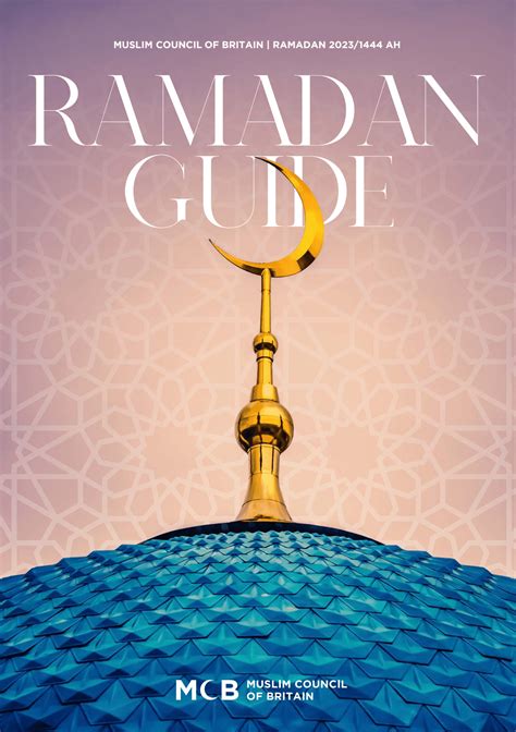 Ramadan Guide 2023 | Muslim Council of Britain