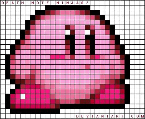 kirby pixel art grid - dickvandykemarypoppinsaccent