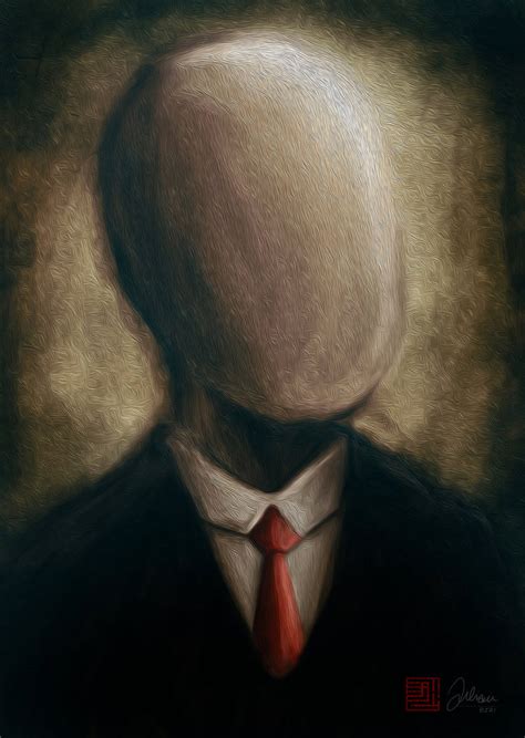 Slender man Painting - The Slender Man Fan Art (31474708) - Fanpop