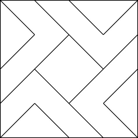 Geometric Block Pattern 51 | ClipArt ETC