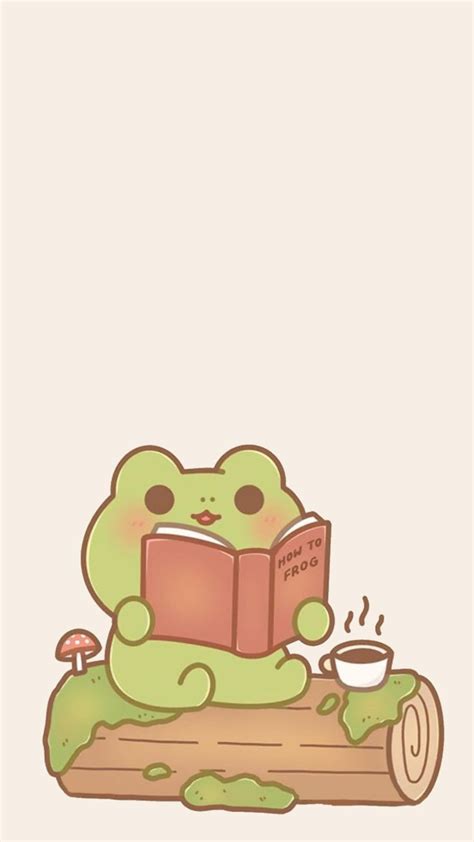 Cute Frog Wallpaper for iPhone | Frog wallpaper, Cute drawing images ...