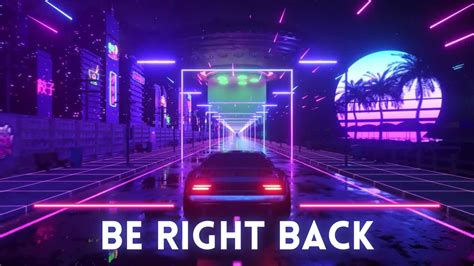 Animated Twitch Be Right Back Screen Futuristic Space Car Scene, Cyber ...