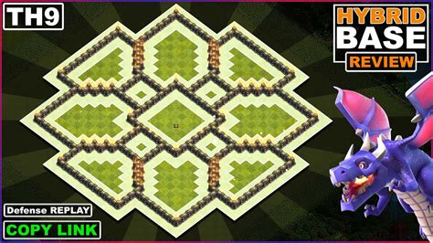 Town Hall 9 Base Layout Dark Barbarian - Design Talk