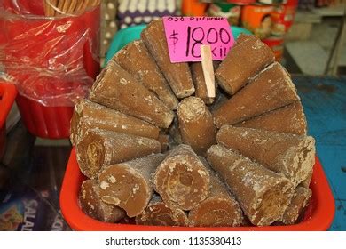 Traditional Mexican Brown Sugar Cane Panela Stock Photo 1135380413 ...