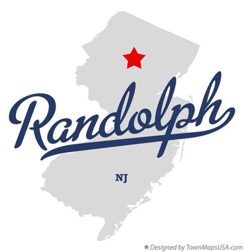 Map of Randolph, NJ, New Jersey