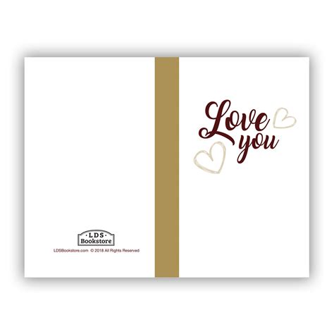 Love You Valentine's Day Card - Printable in LDS Valentine's Day ...