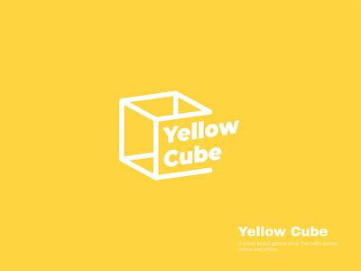 Yellow Cube | Logo design by Dmitry Tikhonchuk on Dribbble