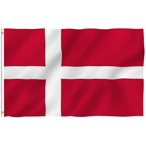 ANLEY [Fly Breeze] 3x5 Foot Denmark Flag - Vivid Color and UV Fade ...