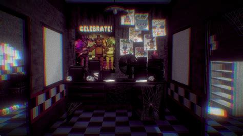 FNaF 1 Office (UFMP Official Model) - Download Free 3D model by Siren ...