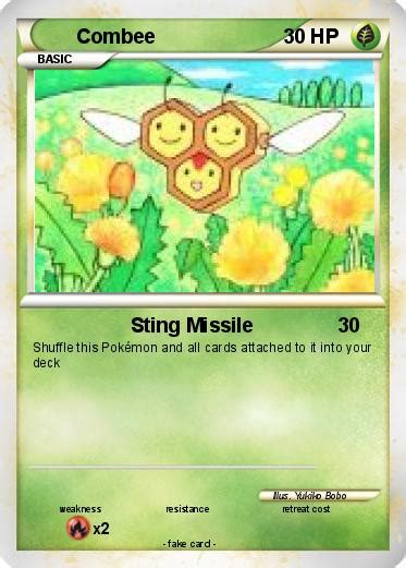 Pokémon Combee 34 34 - Sting Missile - My Pokemon Card