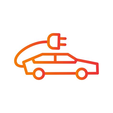 Electric Car Vector Icon 353580 Vector Art at Vecteezy