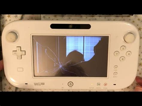 nintendo wii u broken lcd touch screen repair tutorial part 1 - YouTube