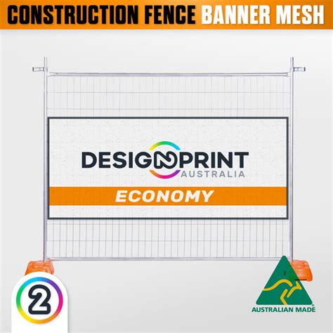 $57.5p/m Construction Fence Banner MESH online Australia | D2P (AU)