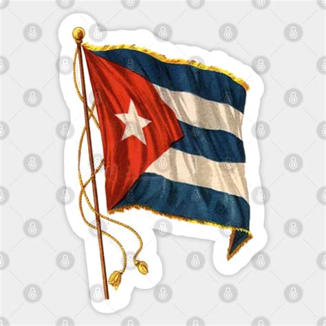 Cuban Flag - Cuba - Sticker | TeePublic