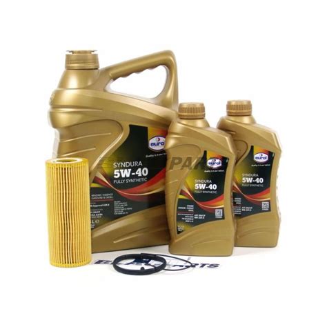 Audi A6 Oil Change Kit - 2010-16 3.0T Supercharged - Eurol 5W40 | Blauparts