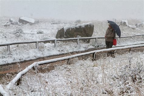 Germany:Falling temperatures led to the first snow on the top of the ...