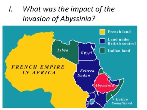 Week 7 - The Invasion of Abyssinia