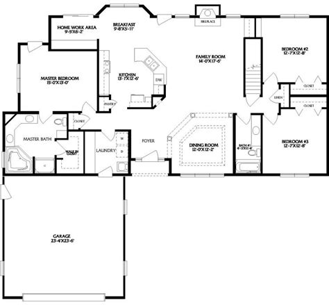 Sandusky One-Story One Stories Modular Home Floor Plan | The Home Store ...