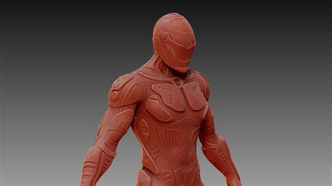 Sci-Fi Character 3D Model OBJ ZTL | CGTrader.com