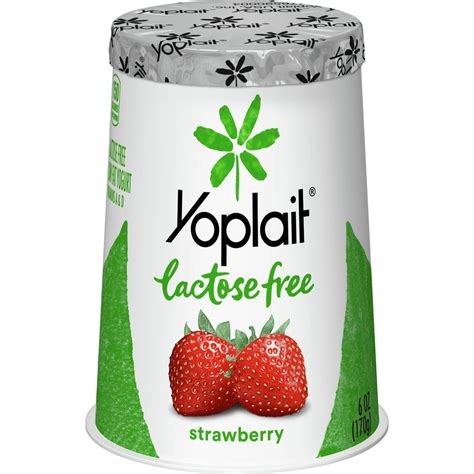 Yoplait Lactose Free Yogurt Strawberry, 6 oz Cup - Walmart.com ...