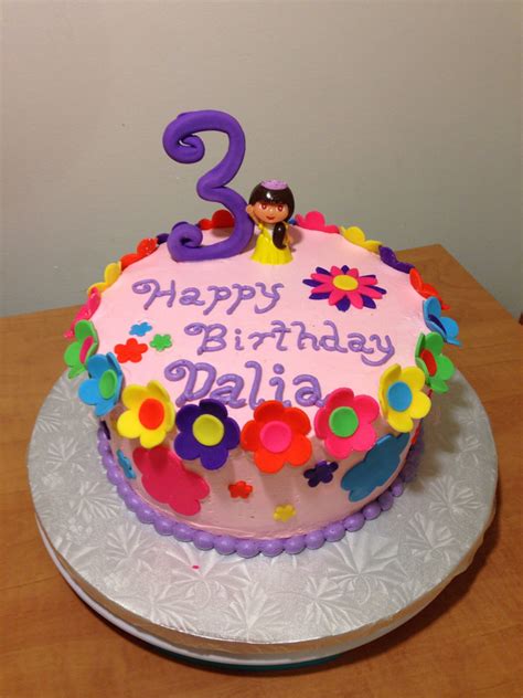 Dora Birthday Cake - CakeCentral.com