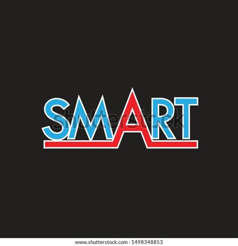 Logo Design Word Smart Logos Form Stock Vector (Royalty Free ...