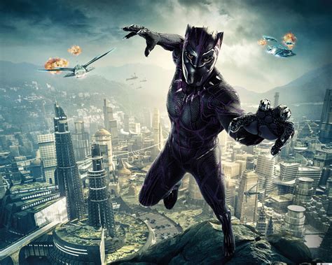 Black panther - T'challa 8K wallpaper download