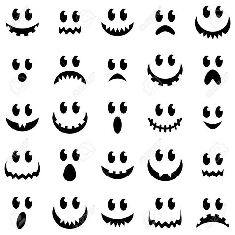 Clipart Ghost Faces | Halloween ghosts, Pumpkin faces, Halloween diy