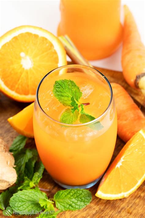 Carrot Orange Ginger Juice Recipe - A Sweet-Scented Summer Drink