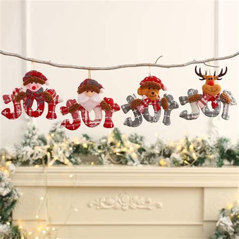 Jual Hiasan Gantung Dekorasi Pohon Natal Joy Christmas Tree Decoration ...