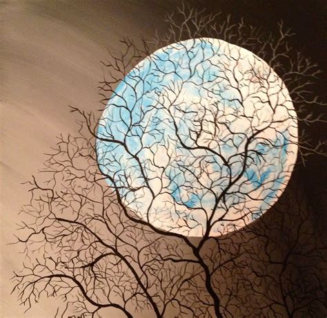 Painting of Blue Moon by Ashley Kunz. Check out all of my paintings at ...