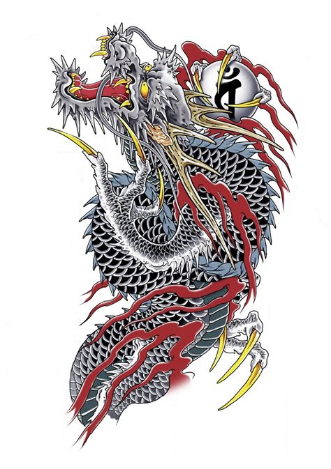 Image - Kazuma Kiryu ouryu tattoo complete design.jpg | Yakuza Wiki ...