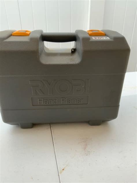 Ryobi hand planer in case lot 2504 works, like new | EstateSales.org