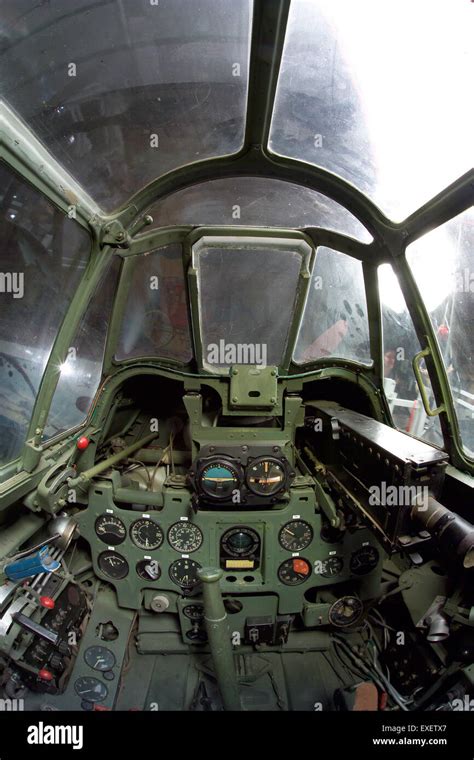 Mitsubishi A6M7 Zero-sen Cockpit Stock Photo - Alamy