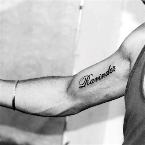 101 Name Tattoo ideas - incl: first name - surname & other cool words ...