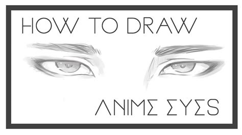 How To Draw Manga Eyes Boy This is the second part of the video where i ...