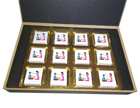 Delightful Happy Bhai Dooj Chocolate Gifts - ChocoIndianArt