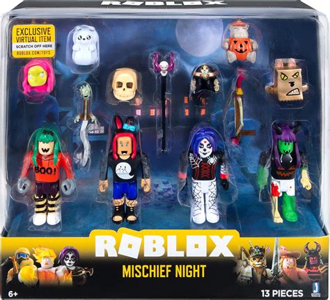 Roblox ROG0126 Mischief Night 4-piece figures pack play set with 4 ...