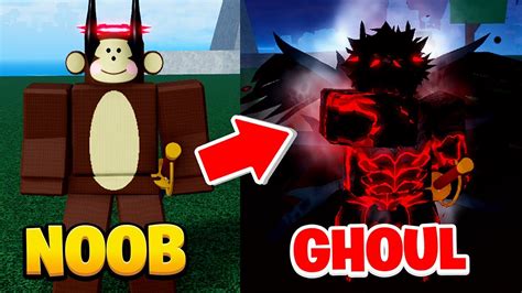 Starting As NOOB To V4 GHOUL RACE AWAKENING.. (Roblox Blox Fruits ...