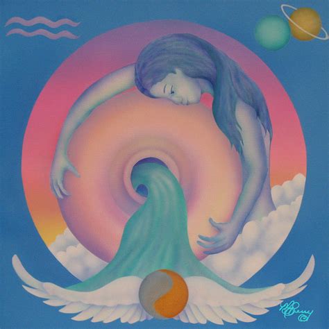 Aquarius Painting by Marcia Perry