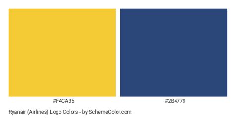 Ryanair (Airlines) Logo Color Scheme » Blue » SchemeColor.com