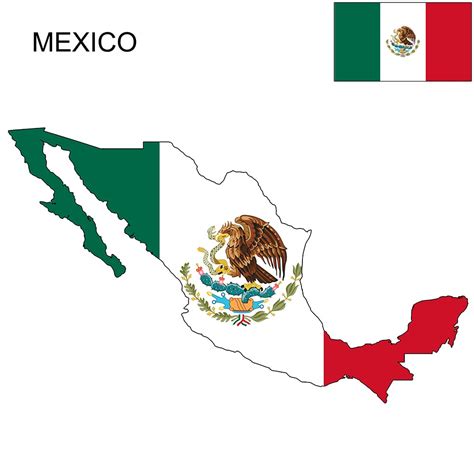 Mexico Flag Map and Meaning | Mappr