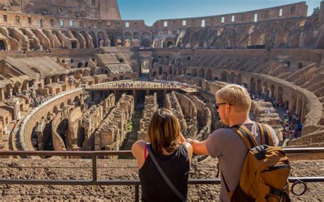 Ancient Roman Colosseum Inside