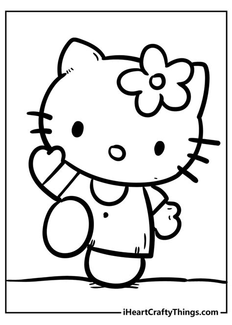 Hello Kitty Coloring Pages - Cute And 100% Free (2021)