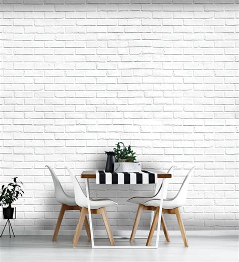 White Brick Wall - 5619 - Wallskin