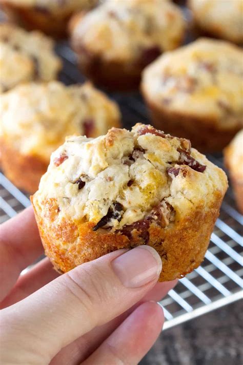 Savory Bacon Cheddar Muffins