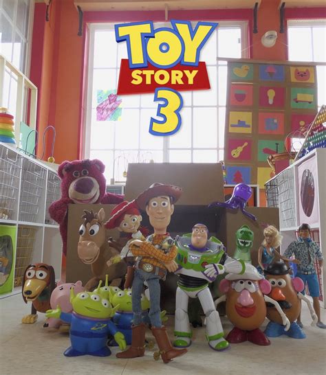 I remade the Toy Story 3 movie poster with real toys. : disney