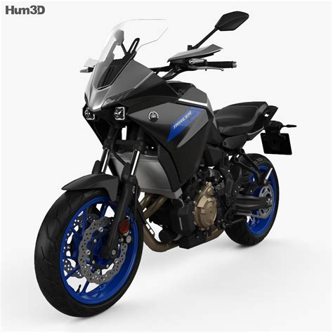 Yamaha Tracer 700 2020 3D model - Vehicles on Hum3D