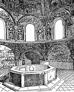 Glossary of Medieval Art and Architecture:Baptistry